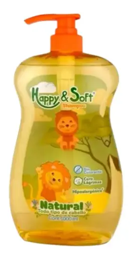 [11013] SHAMPOO HAPPY Y SOFT NATURAL X 1000 ML 