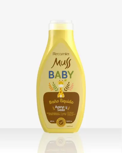 [7899] BAÑO LIQUIDO MUSS BABY AVENA X400 ML