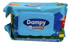 [4102MP] TOALLITAS DAMPY X 100 UND AZUL