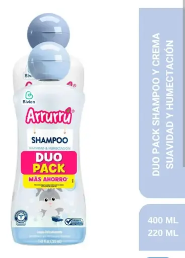 [100240] CREMA ARRURRU 400 SUAVIDAD HUMECTACION + SHAMPOO SUAV X 220