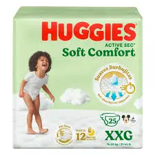 [9347] HUGGIES ACTIVE SOFT 5 X 25 UND 