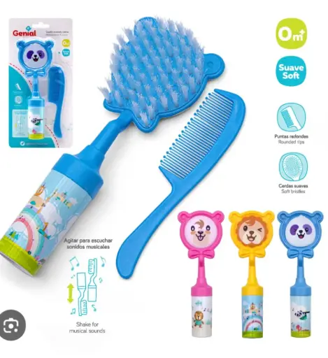 [GNB512] CEPILLO Y PEINE MUSICAL GENIAL GN-B512