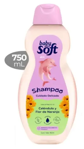 [DEL750] SHAMPOO BABYSOFT 750 ML CUIDADO DELICADO 