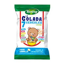 [TN12] COLADA TONING 7 CEREALES X 200 GR VAINILLA