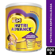 [149584] LECHE KLIM NUTRIADVANCE VAINILLA X 800GR