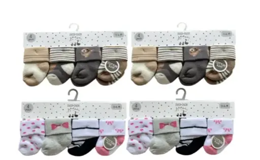 [56781] MEDIAS 4 PARES DUCK DUCK D56781