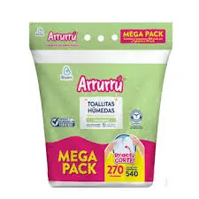 [101442] TOALLITAS ARRURRU 270 UND ALOE VERA Y MANZANILLA  