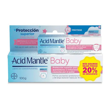 [010332] ACIDMANTLE BABY  ANTIPAÑALITIS X100 GR + 30 GR